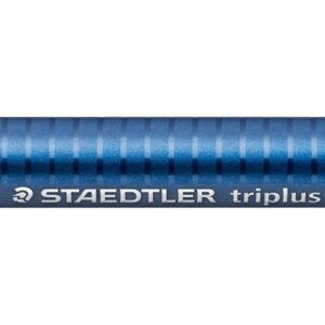 STAEDTLER Triplus Ball, Point Pen, Extra Bold Colored Ink Pens, Medium 1mm Tip, Blue, 437 XB-3 (437 XB-3 VE)