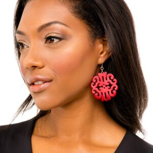 ZENZII Uptown Swirl Earring (White)