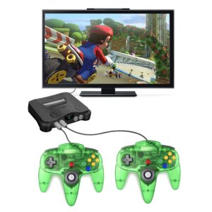 miadore Classic N64 Controller Joystick Remote for N64 Video Game System N64 Console-Jungle Green