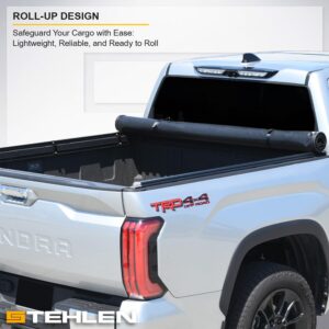 Stehlen 714937188792 Compatible with 2004-2014 Ford F150 / 2006-2008 Lincoln Mark LT 5.5 Feet (66") Short Bed Lock and Roll Up Tonneau Cover - Black