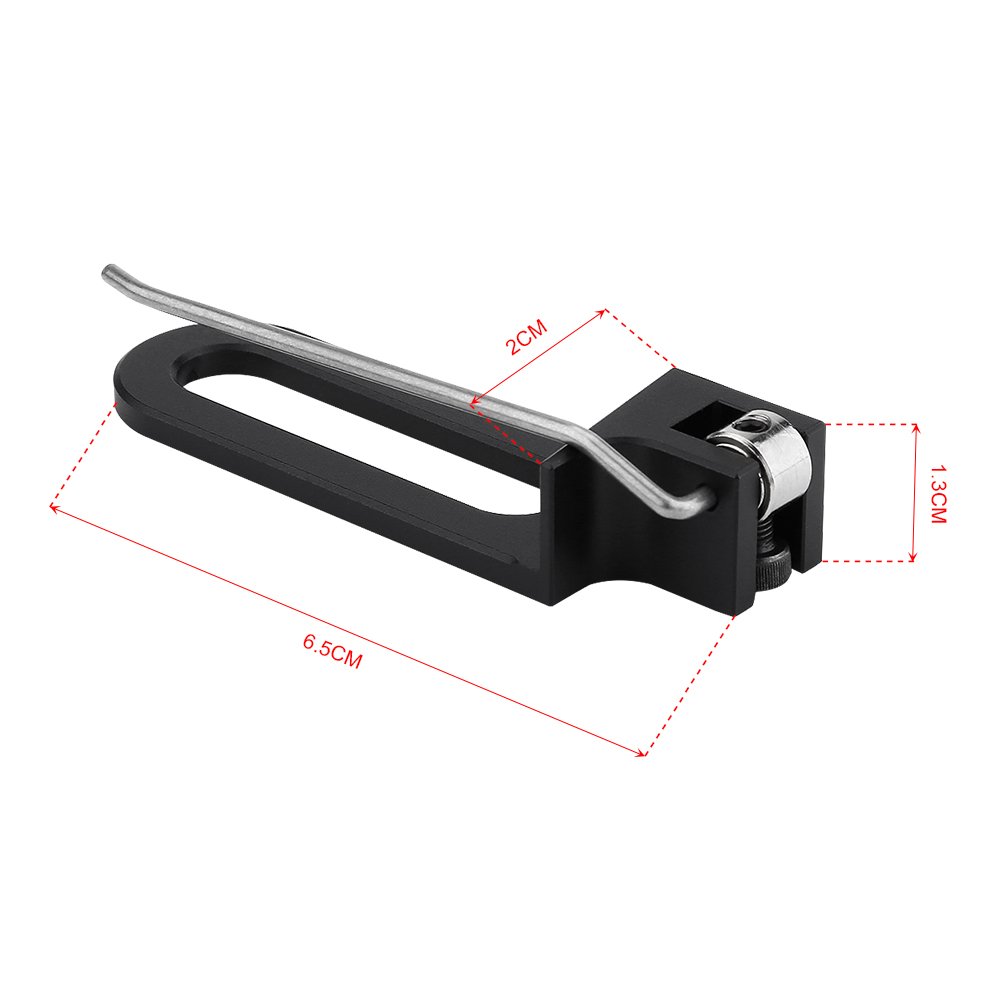 Tbest Arrow Rest for Recurve Bow,Threaded Arrow Rest Recurve Bow,Professional Aluminum Archery Recurve Bow Magnetic Arrow Rest for Right Hand(Black)