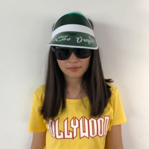 Yuanhe Green Poker Visors Hat - 5 Pack Las Vegas Costume Hat Casino Theme Party Decorations Great for Game Nights