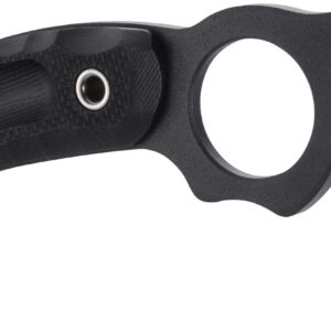 CRKT Du Hoc Fixed Blade Knife with Sheath: Powder Coated SK5 Steel, Karambit Blade, G10 Handle, Molle Compatible Sheath 2630