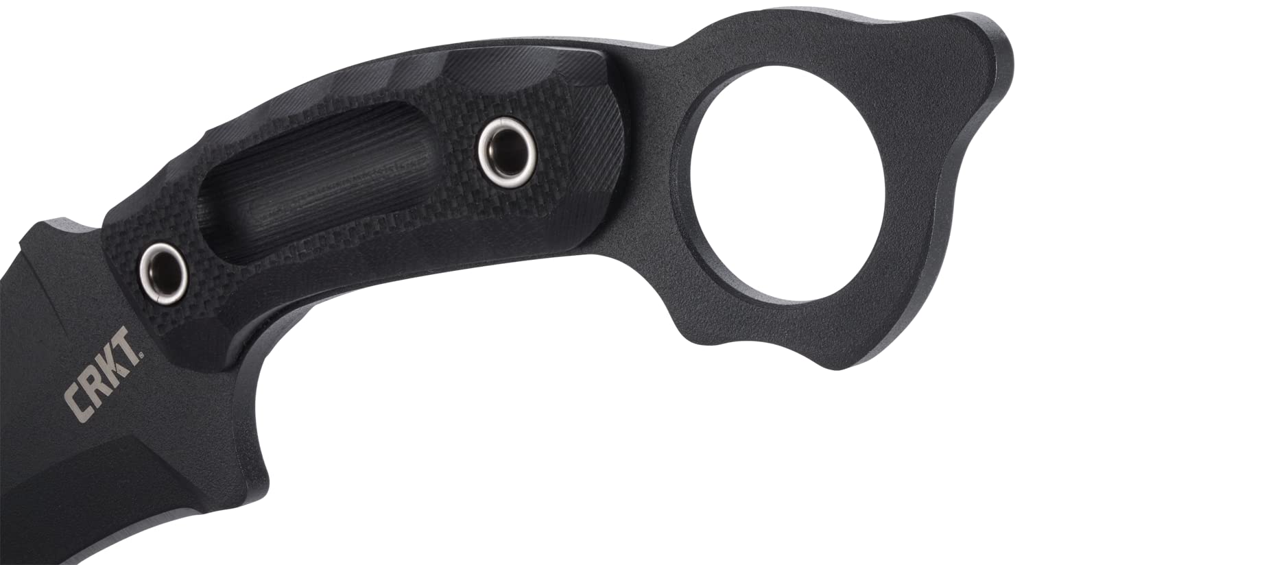 CRKT Du Hoc Fixed Blade Knife with Sheath: Powder Coated SK5 Steel, Karambit Blade, G10 Handle, Molle Compatible Sheath 2630