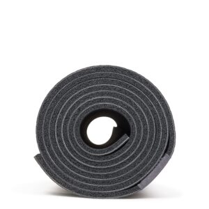 Manduka eKO Yoga Mat – Premium 5mm Thick Mat, Eco Friendly and Made from Natural Tree Rubber. Ultimate Catch Grip for Superior Traction, Dense Cushioning for Support and Stability., Charcoal, 79"