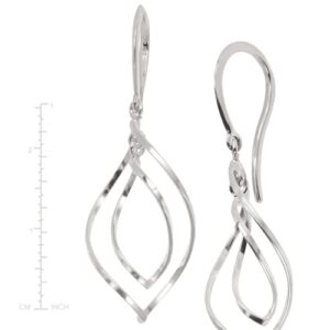 Silpada 'Water Drop' Twisted Drop Earrings in Sterling Silver