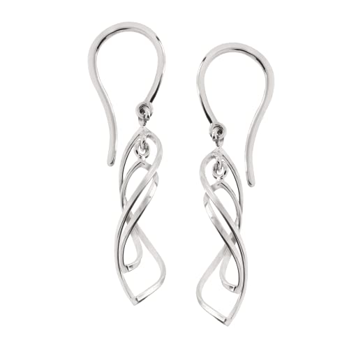 Silpada 'Water Drop' Twisted Drop Earrings in Sterling Silver