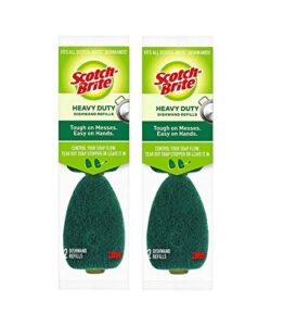 scotch-brite heavy duty dishwand refill, 4-refills