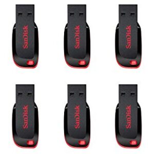 SanDisk 8GB Cruzer Blade USB 2.0 Flash Memory Drive SDCZ50-008G (10 Pack)