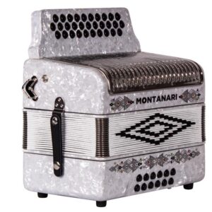 Montanari 3112 G Acordeon SOL Blanco Accordion GCF