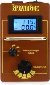 amprx brownbox tube amplifier input voltage attenuator (brownboxd1)