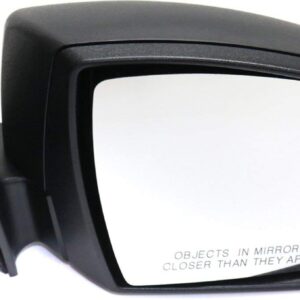 Kool Vue Passenger Side Power Non-Heated Mirror for Ford Focus 2012-2014 With Spotter Glass; Without Signal Light & Puddle Lamp Textured Sedan