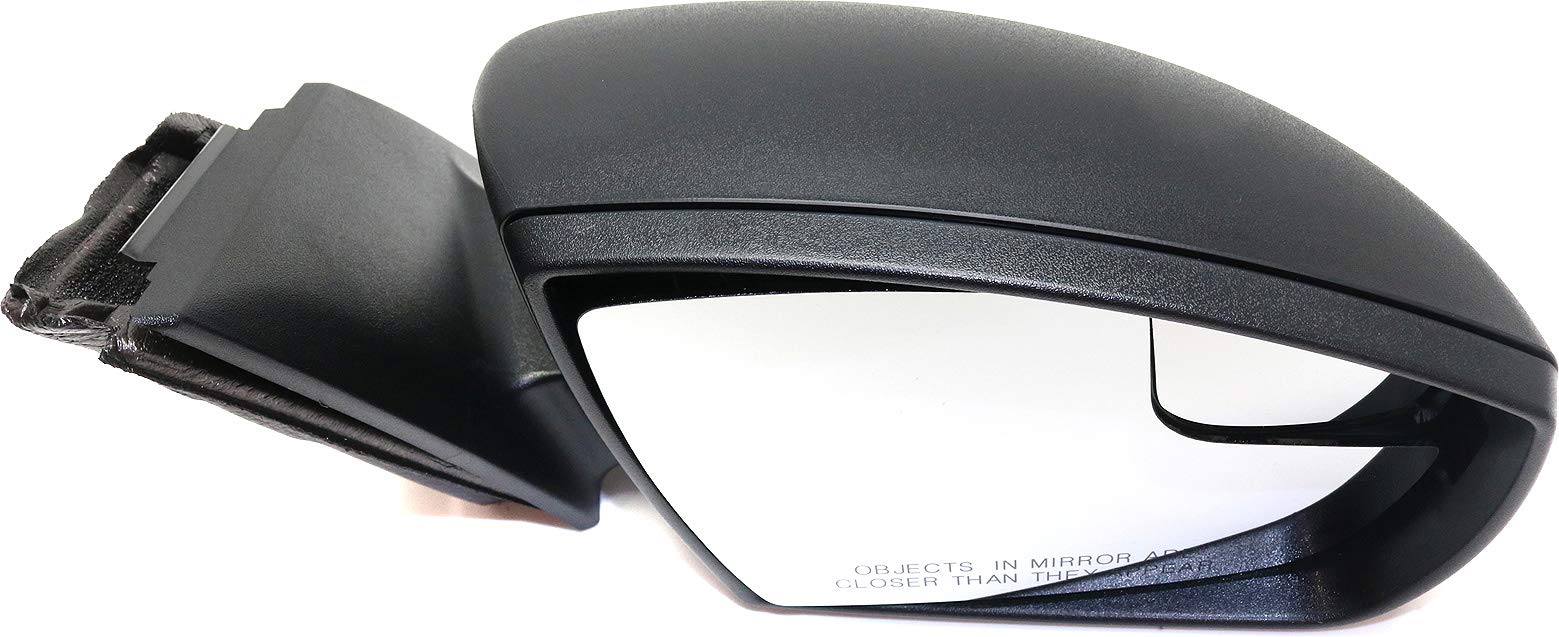 Kool Vue Passenger Side Power Non-Heated Mirror for Ford Focus 2012-2014 With Spotter Glass; Without Signal Light & Puddle Lamp Textured Sedan