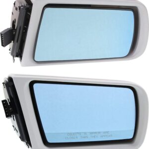 Kool Vue Driver & Passenger Side Power Heated Mirrors for Mercedes Benz C230 1997-2000 Paintable