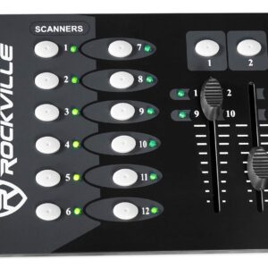 Rockville ROCKFORCE 192-Channel Light/Fog DMX Lighting Controller