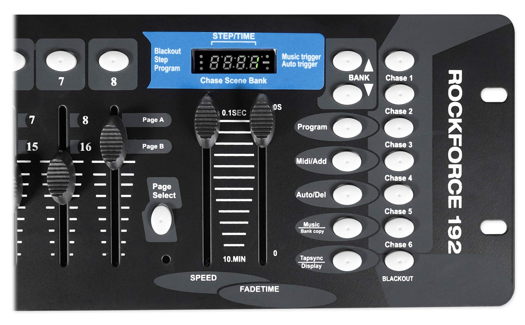 Rockville ROCKFORCE 192-Channel Light/Fog DMX Lighting Controller