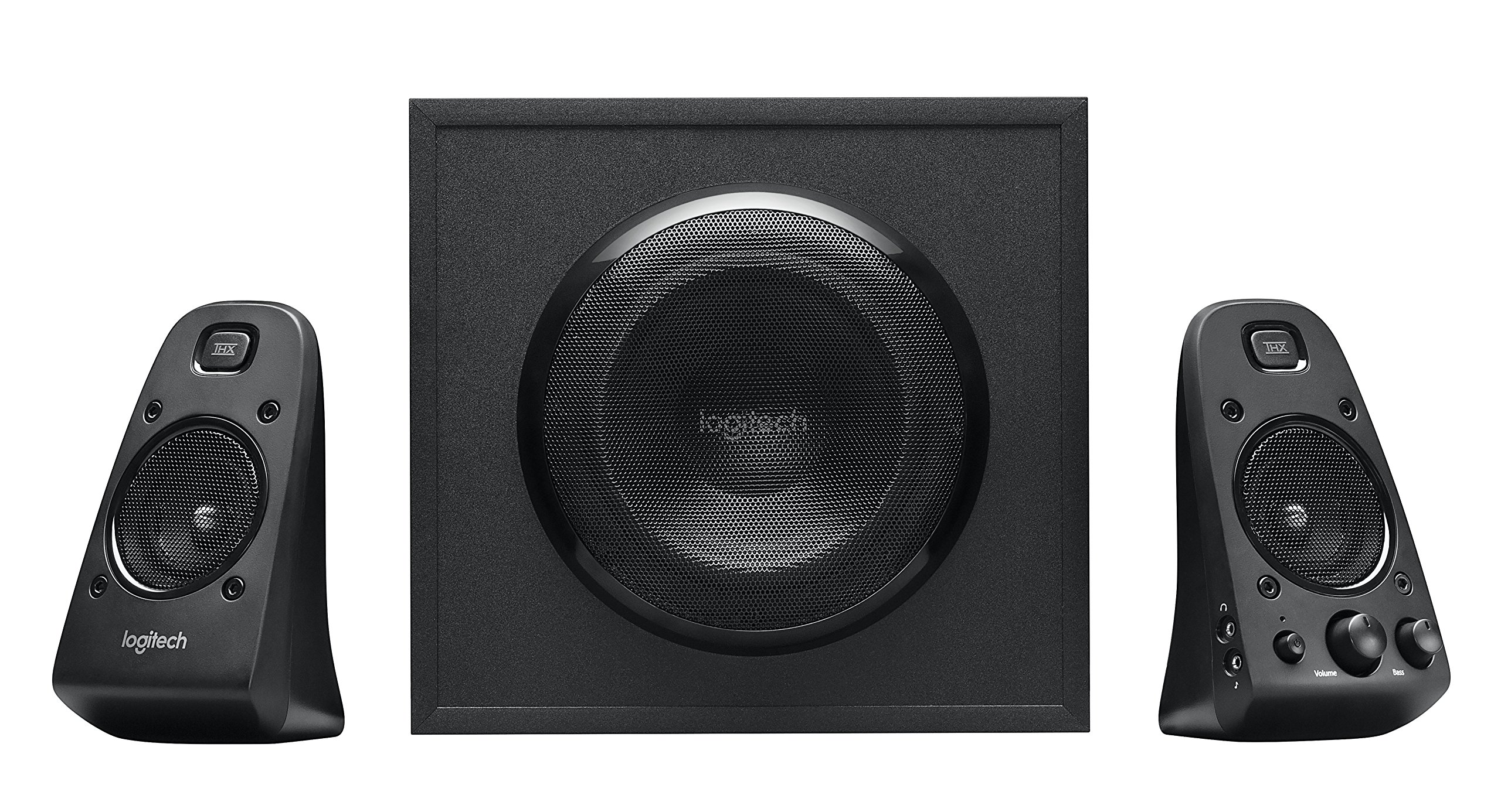 Logitech 980-000402-cr Z623 400 Watt Home Speaker System, 2.1 Speaker System (Renewed), One Size, Black