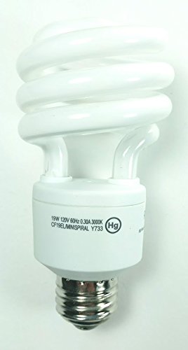 Soft White 3000k Rexel 19 Watt 75 Watt Equivalent Spiral CFL Light Bulb