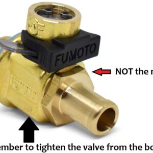 Fumoto F106N FN-Series Drain Valve with Long Nipple with Lever Clip