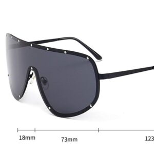 FUPRECIOUS Oversized Polarized Shield Sunglasses Lens For Men Women