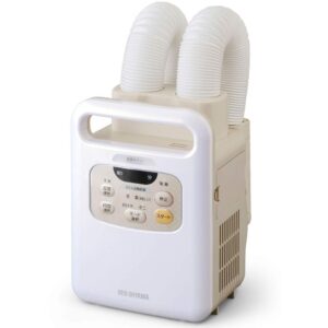 IRIS OHYAMA Futon Dryer KARARIE Twin Nozzle KFK-W1 (Pearl White)【Japan Domestic Genuine Products】【Ships from Japan】