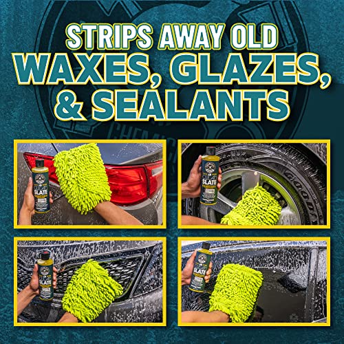 Chemical Guys CWS80364 Clean Slate Deep Surface Cleaning Car Wash Soap (Removes Old Car Waxes, Glazes & Sealants for Superior Surface Prep), 64 fl oz (Half Gallon), Citrus Scent