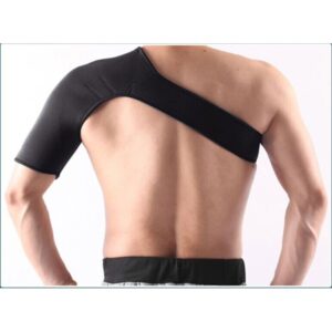 Ktdzone Breathable Neoprene Shoulder Brace Support with Pressure Pad for Injury Sports - Adjustable Wrap Strap Band Right Side