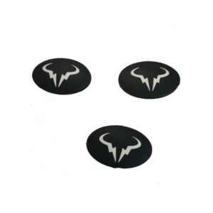 weiquanji milk cow dampeners for tennis, badminton, racquetball & squash racket damper tennis vibration dampeners (3pcs)