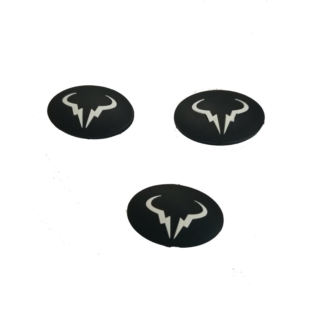 Weiquanji Milk Cow Dampeners for Tennis, Badminton, Racquetball & Squash Racket Damper Tennis Vibration Dampeners (3PCS)