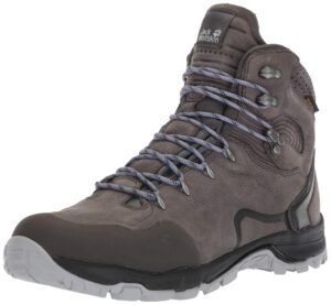 jack wolfskin altiplano prime texapore mid w women's waterproof hiking trekking boot, dark steel, us 8.5 d us