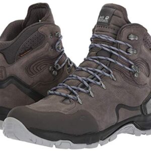 Jack Wolfskin ALTIPLANO Prime Texapore MID W Women's Waterproof Hiking Trekking Boot, dark steel, US 8.5 D US