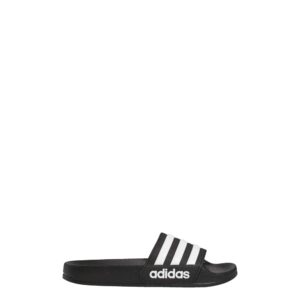 adidas adilette shower slides, core black/white/core black, 6 us unisex big kid