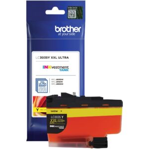 Brother Genuine LC3035Y, Single Pack Ultra High-Yield Yellow INKvestment Tank Ink Cartridge, Page Yield Up to 5,000 Pages, LC3035, Amazon Dash Replenishment Cartridge