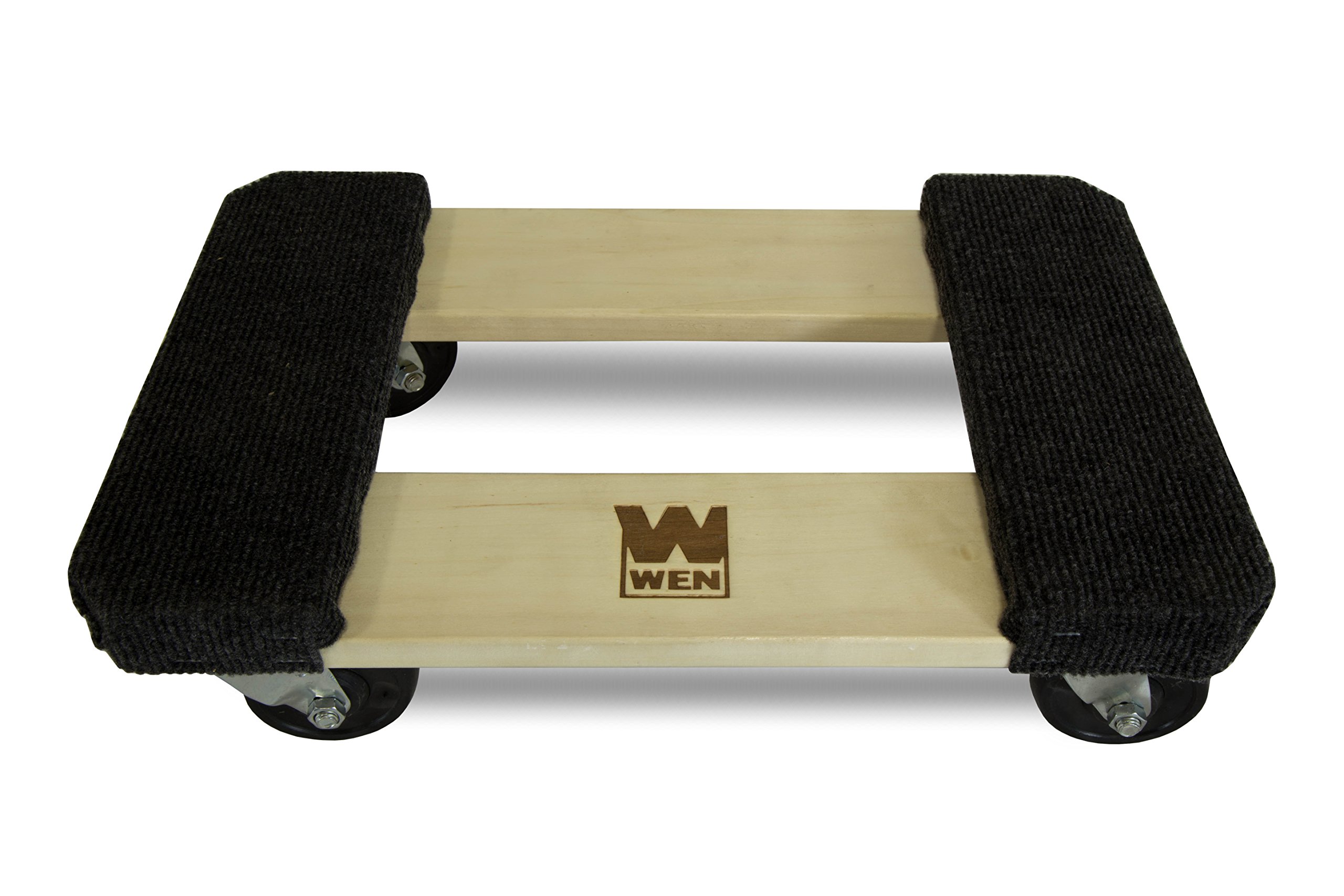 WEN 721218 1000 lbs. Capacity 12 in. x 18 in. Hardwood Furniture Dolly (2-Pack)