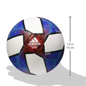 adidas MLS Top Capitano Soccer Ball White/Black/Football Blue/Active Red 3