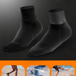 CAPAS 2mm Neoprene Socks, Beach Volleyball Sand Proof Socks, Wetsuit Diving Socks Keep Warm for Men Women