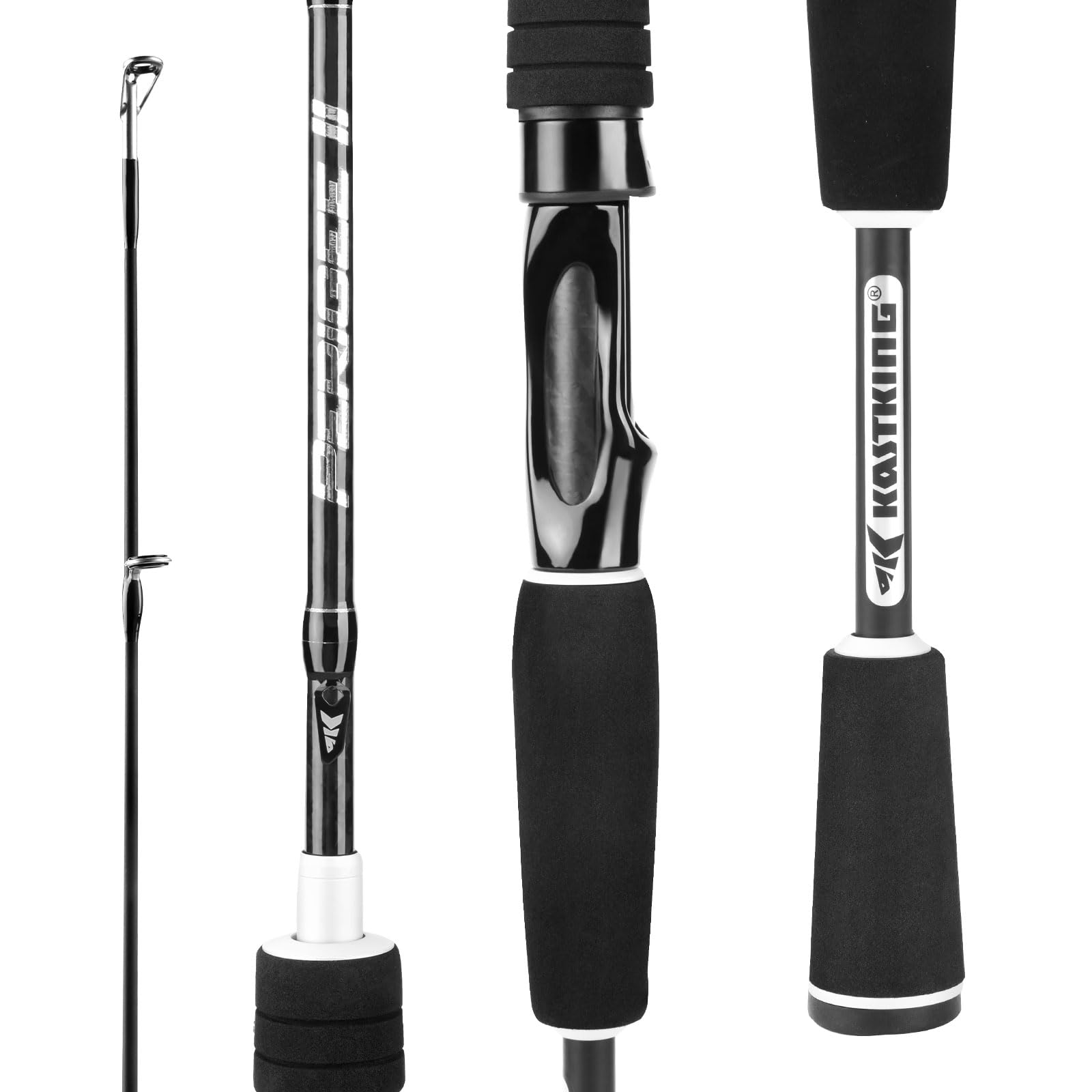 KastKing Perigee II Fishing Rods, Spinning Rod 6ft 6in - Medium - Fast - Two Pieces One Tip Rod