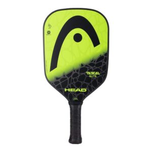 head fiberglass pickleball paddle - radical elite paddle w/ honeycomb polymer core & comfort grip