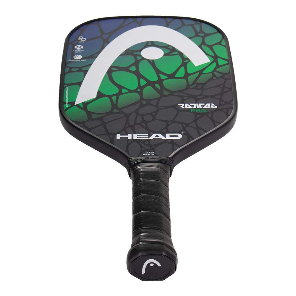 HEAD Fiberglass Pickleball Paddle - Radical Pro Textured Paddle w/ Honeycomb Polymer Core & Comfort Grip