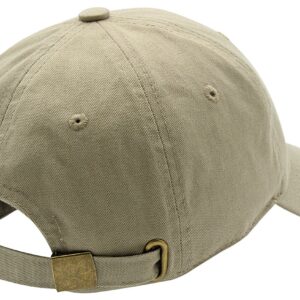 Baseball Cap for Men Women - Cotton Classic Dad Hat, KHK Khaki