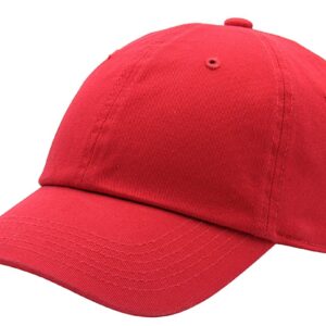 AZTRONA Baseball Cap for Men Women - Classic Dad Hat, RED