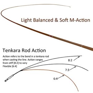 Aventik Z Tenkara Rods Pro IM12 Nano 6:4 Action 5 Most Used Sizes All Water Conditions Quality Carbon Tube Packing, Extra Spare Sections Included, Tenkara Fly Rods&Combo (9'0'' 10sec(Mini))