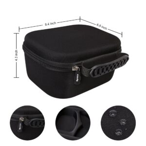 Aproca Hard Storage Carrying Travel Case, for Howard Leight Impact Sport OD Electric Earmuff and Genesis Sharp-Shooter Safety Eyewear Glasses(black)