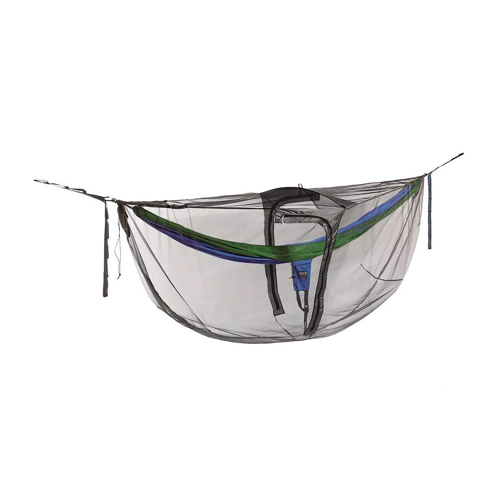 ENO Guardian DX Bug Net - Protective Deluxe Hammock Netting - for Camping, Hiking, Backpacking, Travel, a Festival, or The Beach - Charcoal