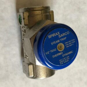 NEW 1/2" TD52 SPIRAX SARCO B.M. 54530C STEAM TRAP COOL BLUE THERMO DYNAMIC,AY