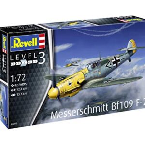 Revell GmbH 03893 Messerschmitt Bf109 F-2 Plastic Model Kit, Grey Camouflage