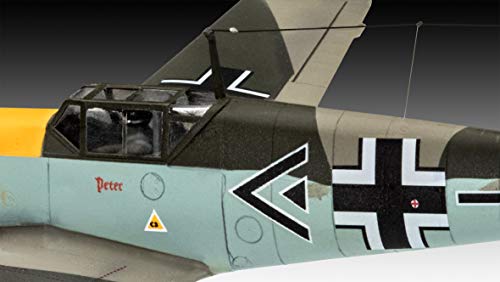 Revell GmbH 03893 Messerschmitt Bf109 F-2 Plastic Model Kit, Grey Camouflage