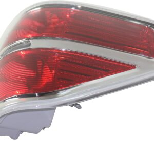 Garage-Pro NHTSA/DOT Compliant Tail Light Compatible with 2009-2014 Ford F-150 Passenger Side Styleside Chrome Housing - FO2819143, BL3Z13404B