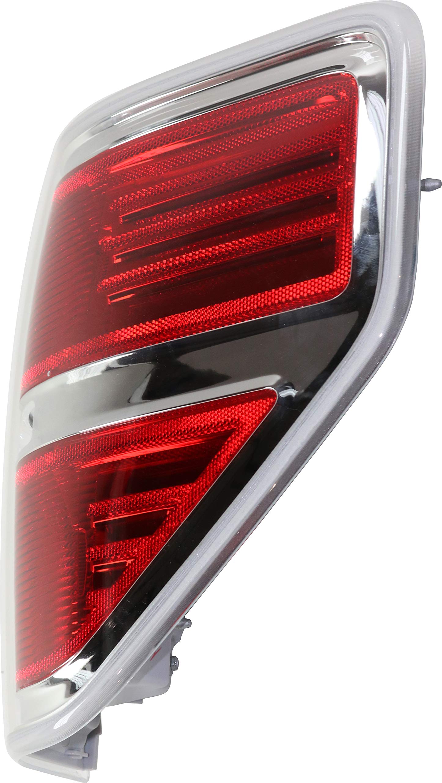 Garage-Pro NHTSA/DOT Compliant Tail Light Compatible with 2009-2014 Ford F-150 Passenger Side Styleside Chrome Housing - FO2819143, BL3Z13404B