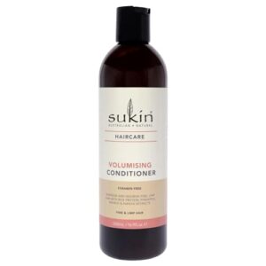 sukin volumising conditioner, fine and limp hair, 16.9 fl oz (500 ml)